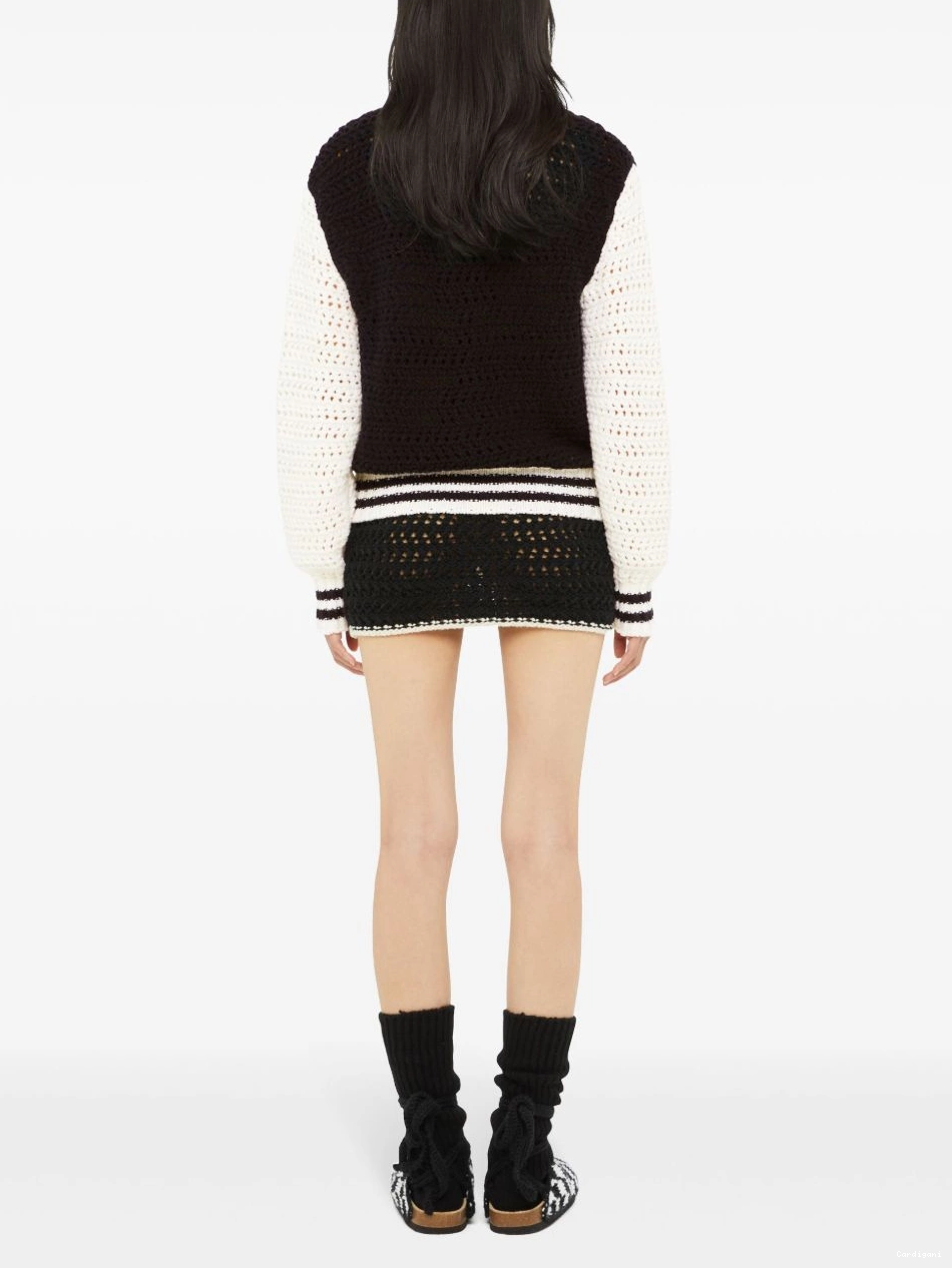 Cheap Women crochet-knit bomber Alanui jacket 0710